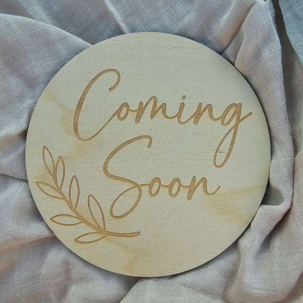Coming Soon Engraved Disc - Leaf