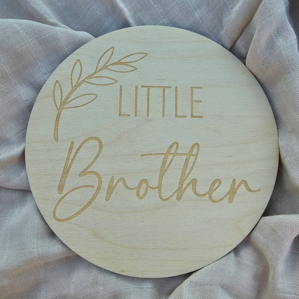 Little Brother Engraved Disc - Leaf