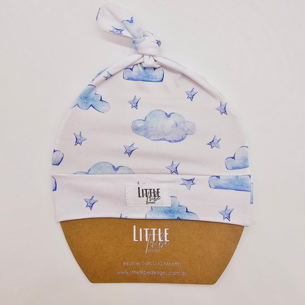 Bamboo Baby Beanie - Clouds