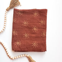 Organic Cotton Swaddle | Sun