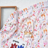 Organic Bamboo Swaddle | Pink Forest
