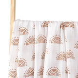 Organic Cotton Swaddle | Rainbows