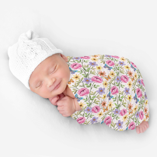 Bamboo Snuggle Stretch Wrap - Springtime