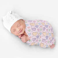 Bamboo Snuggle Stretch Wrap - Hearts