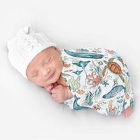 Bamboo Snuggle Stretch Wrap - Sealife