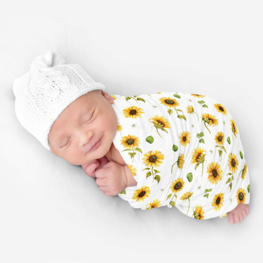 Bamboo Snuggle Stretch Wrap - Sunflower