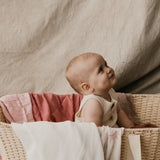 Organic Bamboo Swaddle | Mauve