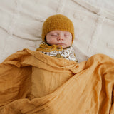 Organic Bamboo Swaddle | Mustard