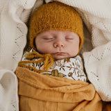 Organic Bamboo Swaddle | Mustard