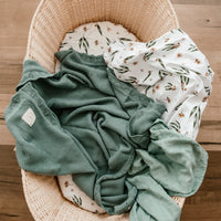 Organic Bamboo Swaddle | Olive