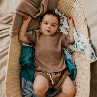 Organic Bamboo Swaddle | Teal